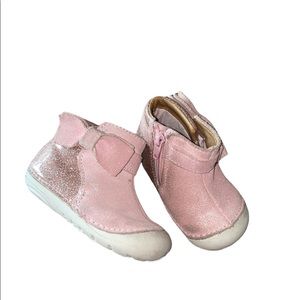 Stride rite Pink Booties 4